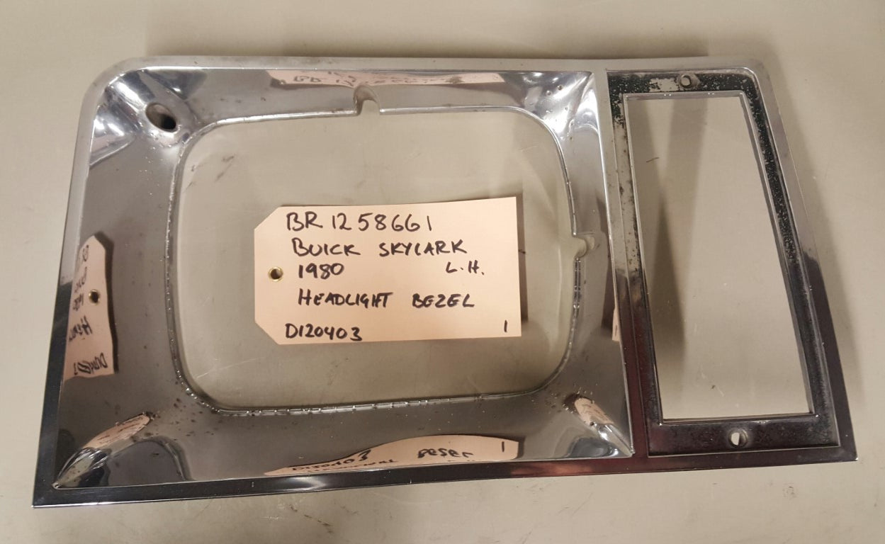 1980 Buick Skylark Headlight Bezel LH - BR1258661