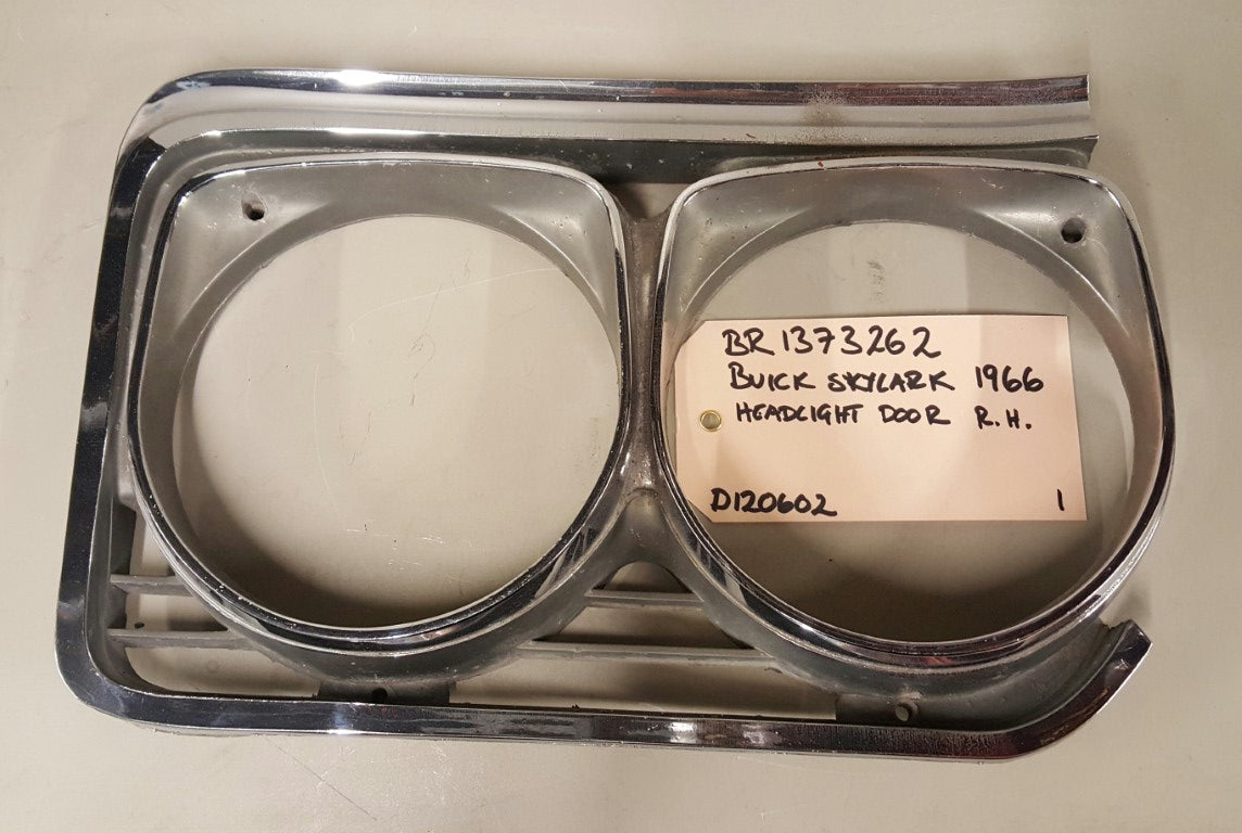 1966 Buick Skylark Headlight Bezel RH - BR1373262
