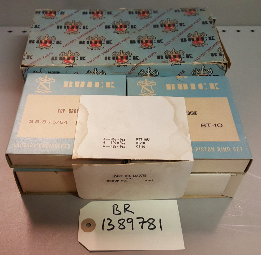 1962-63 Buick Special/Skylark Piston ring set V6 - BR1389781
