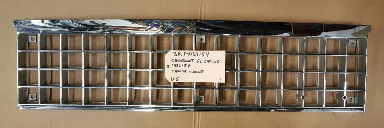 1982-87 Chevrolet El Camino Chrome Grille - BR14034154