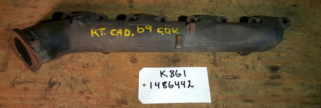 1968-69 Cadillac 472, 1975 500 Exhaust manifold RH - BR1486442