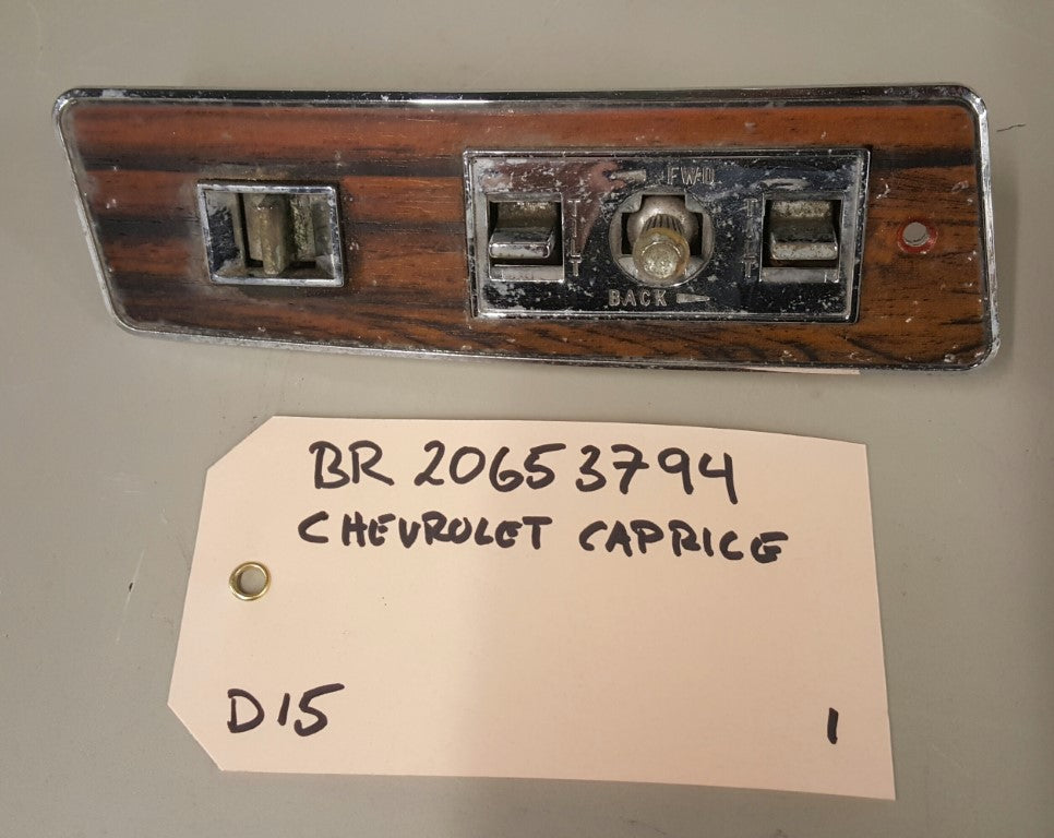 Chevrolet Caprice Plate Door Window - BR20653794