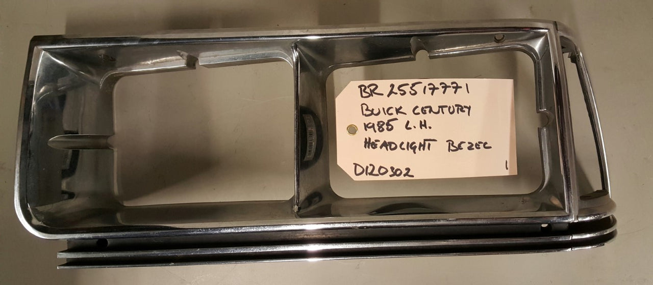 1985 Buick Century Headlight Bezel LH - BR25517771