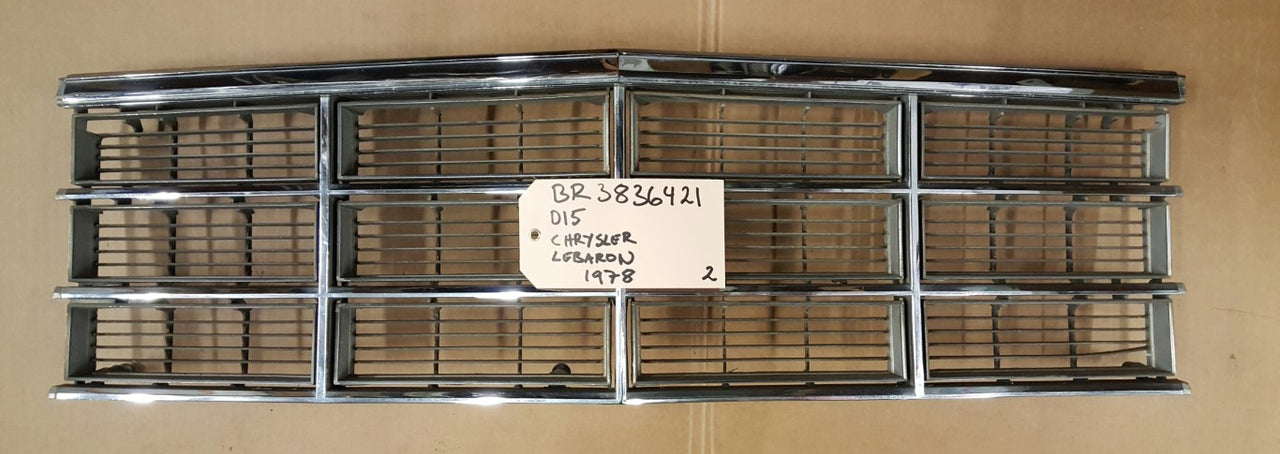 1978 Chrysler LeBaron Grille - BR3836421