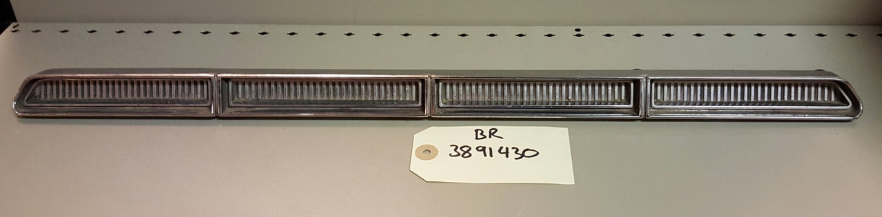 1966 Chevrolet Chevelle SS Hood Louver Inserts  - BR3891430