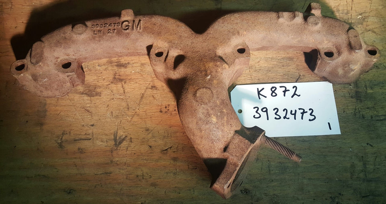 1969-70 Chevy 327 Exhaust manifold LH - BR3932473