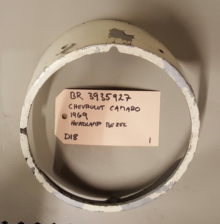 1969 Chevrolet Camaro Headlight Bezel - BR3935927