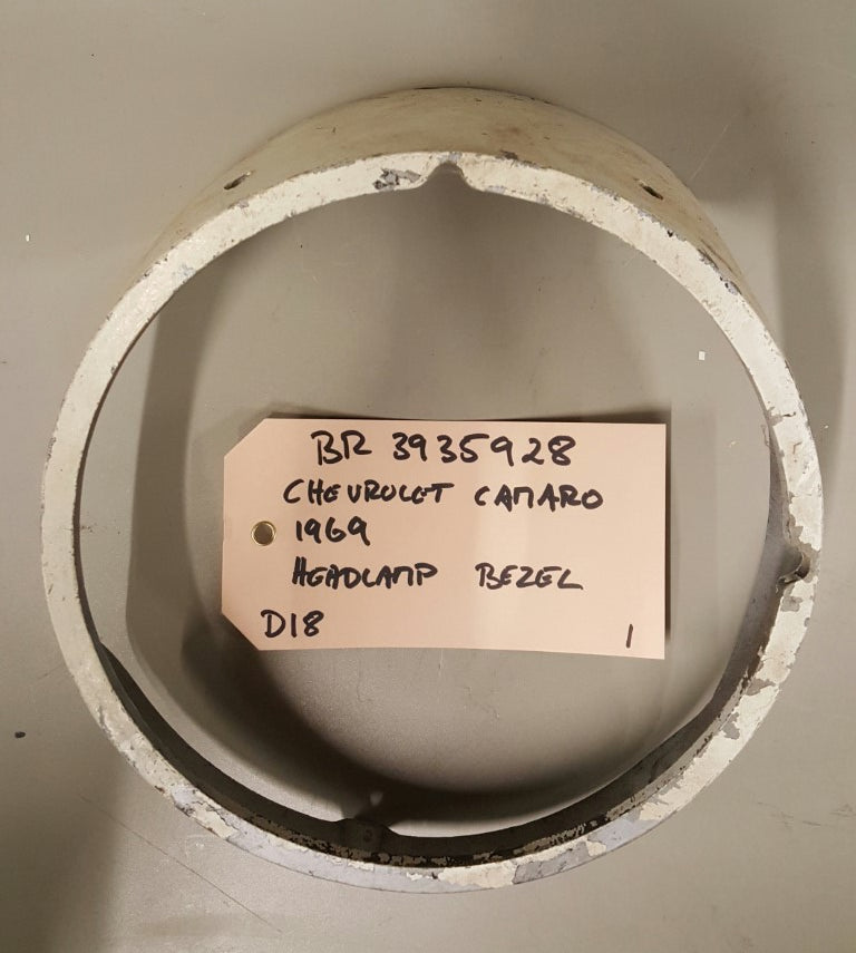 1969 Chevrolet Camaro Headlight Bezel - BR3935928