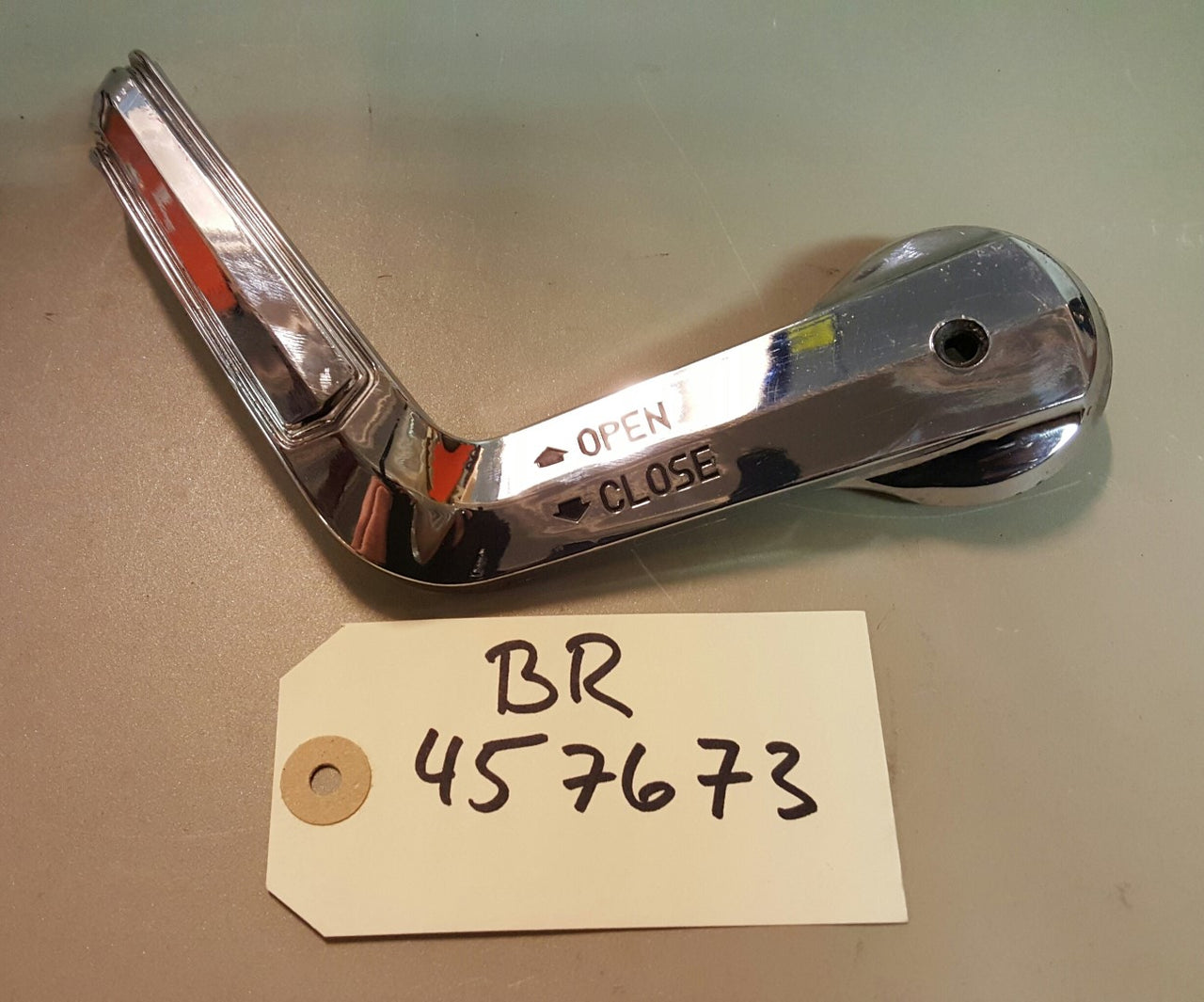 GM Van Side Sliding Door Interior Chrome Handle - BR457673