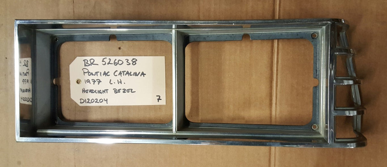 1977 Pontiac Catalina Headlight Bezel LH - BR526038