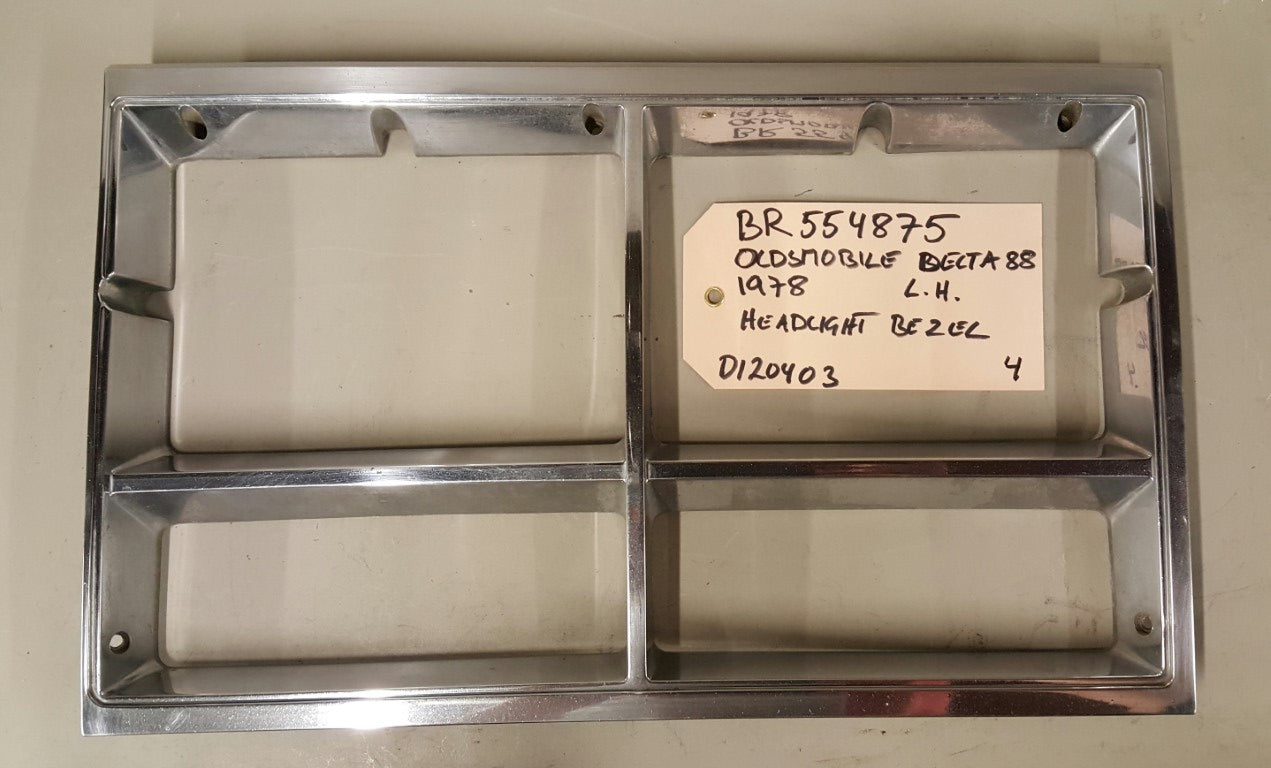 1979 Oldsmobile Delta 88 Headlight Bezel LH - BR554875