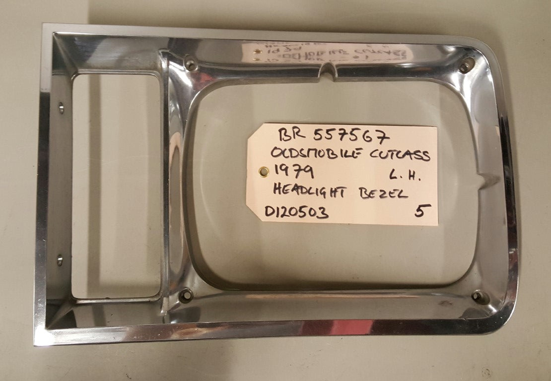 1979 Oldsmobile Cutlass Headlight Bezel LH - BR557567