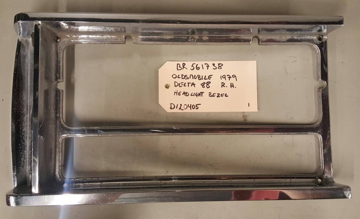 1979 Oldsmobile Delta 88 Headlight Bezel RH - BR561738