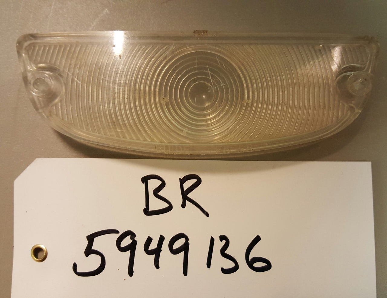 1958 Cadillac Park Light Lamp Lens - BR5949136