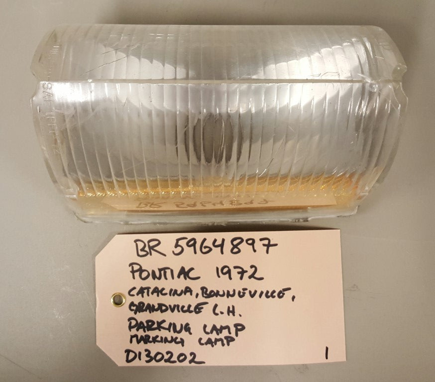 1972 Pontiac Cat./Bon./Grand Parking/mark lamp LH - BR5964897