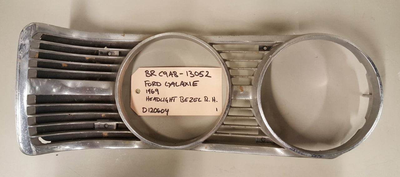 1969 Ford Galaxie Headlight Bezel RH - BRC9AB-13052