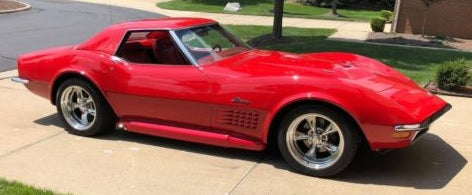 Corvette C2 style sidepipes kit W/fiberglass cover - C3EXT