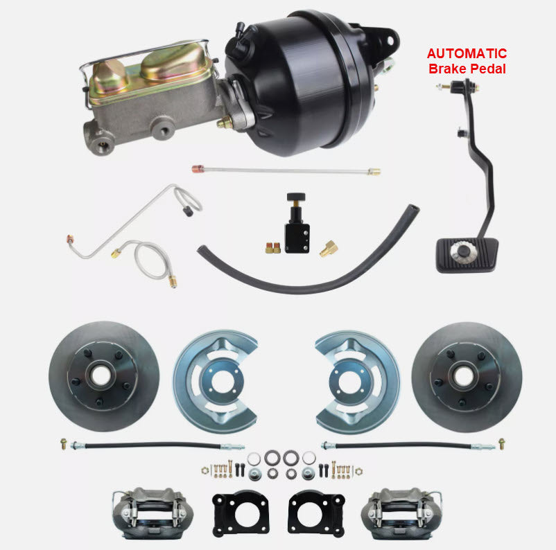 Disc Brake Conv Kit w/Midland booster OE Style 67-69 Ford mustang - DBK6473-FD-265