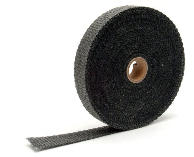 Exhaust wrap 1 wide x 50in roll black - DEI010107