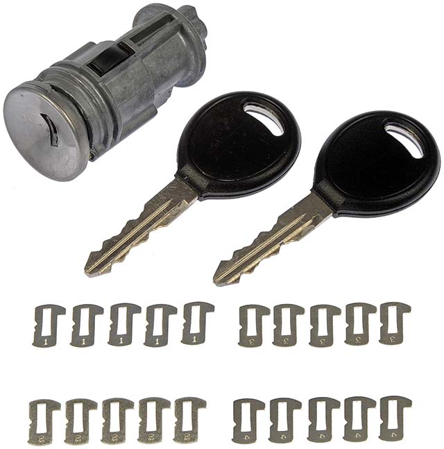 Ignition switch, lock & tumbler w/keys - DO924-709