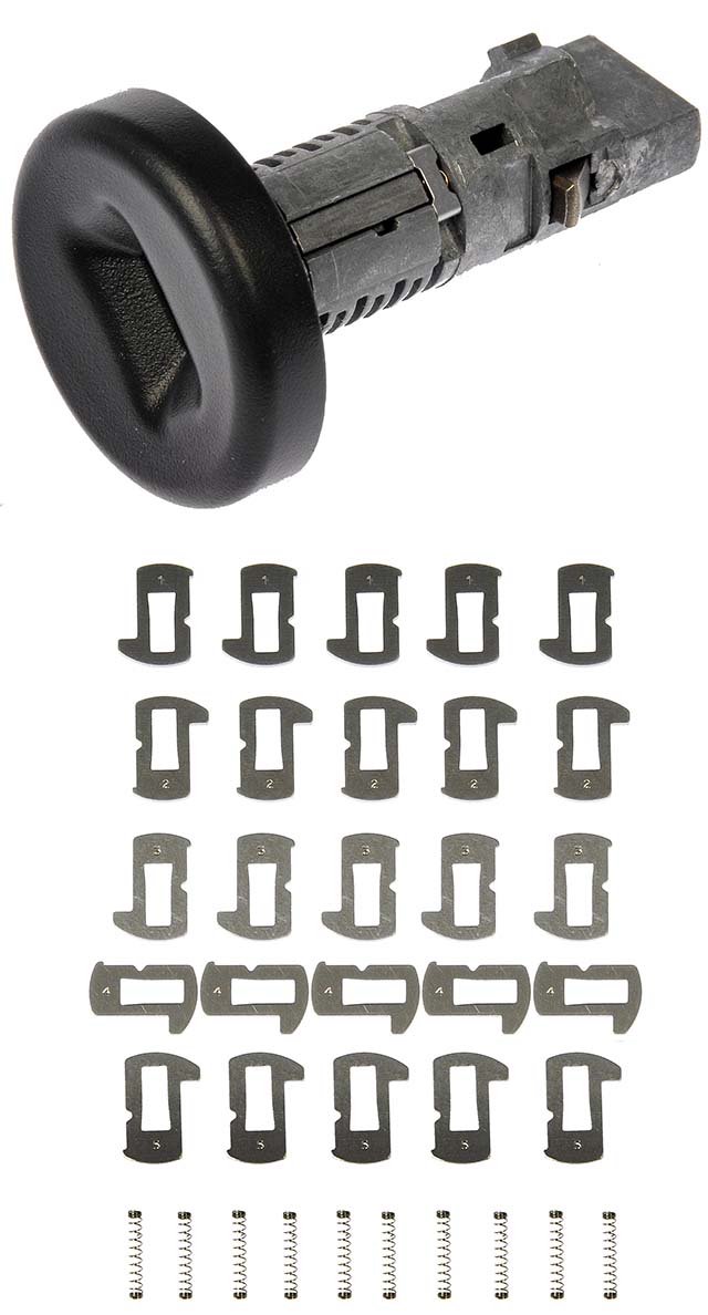 Ignition lock cylinder w/tumblers to match oe key  - DO924-716