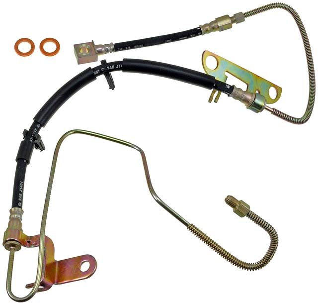 Br.hose 01-07 Voy RR LH m/rør # - DOH620144