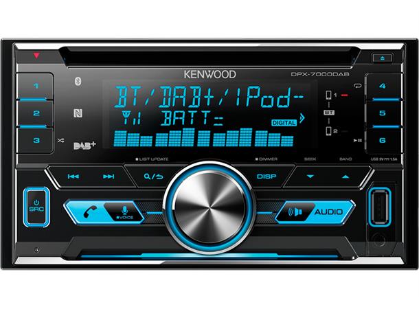 Kenwood DPX7000DAB 2din cd radio dab bt usb/iphone - DPX7000DAB
