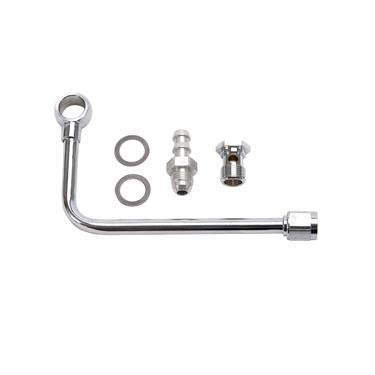 Chrome steel fuel line. for Edelbrock carbs - EB8126