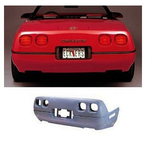Bumper, rear ZR-1 style flex-fit, 1984-90 NTO. - ECK113726-1