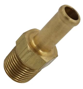 Clamp style rigid male 3/8-5/16 hose size - EDE821650