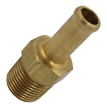 Clamp style rigid male 3/8in - EDE821660