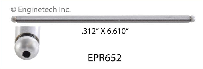 Push rod inlet 4pc 05-08 Chr. 5,7Hemi (6,610in) - EPR652
