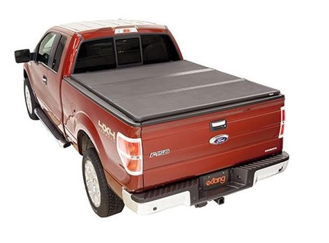 Tonneau cover Solid tri-fold lockable black - EX83445