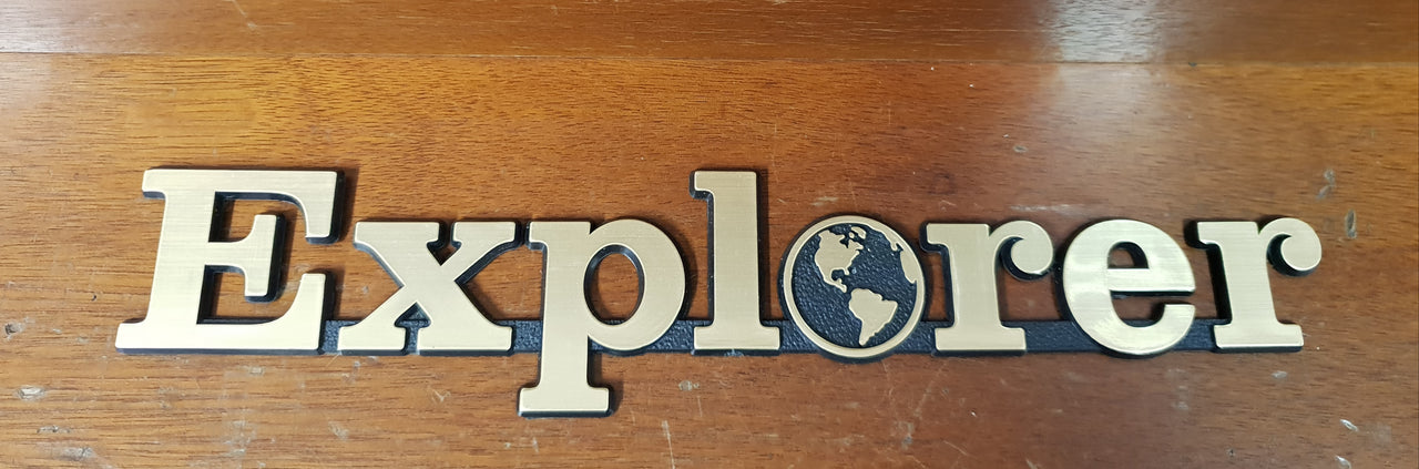 Explorer Conversion Van Emblem Gold OS - EXP2