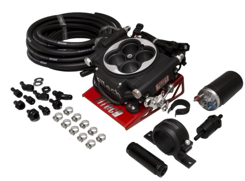 FITECH GO EFI 4 -600HP W/FUEL MASTERKIT, BLACK - FI31002
