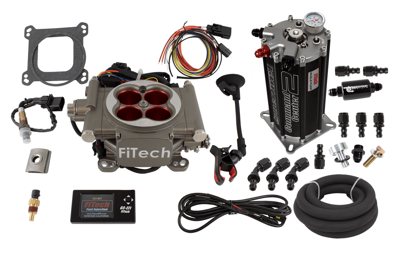 FITECH GO STREET EFI w/CommandCenter 2 -400HP GRAY - FI32203