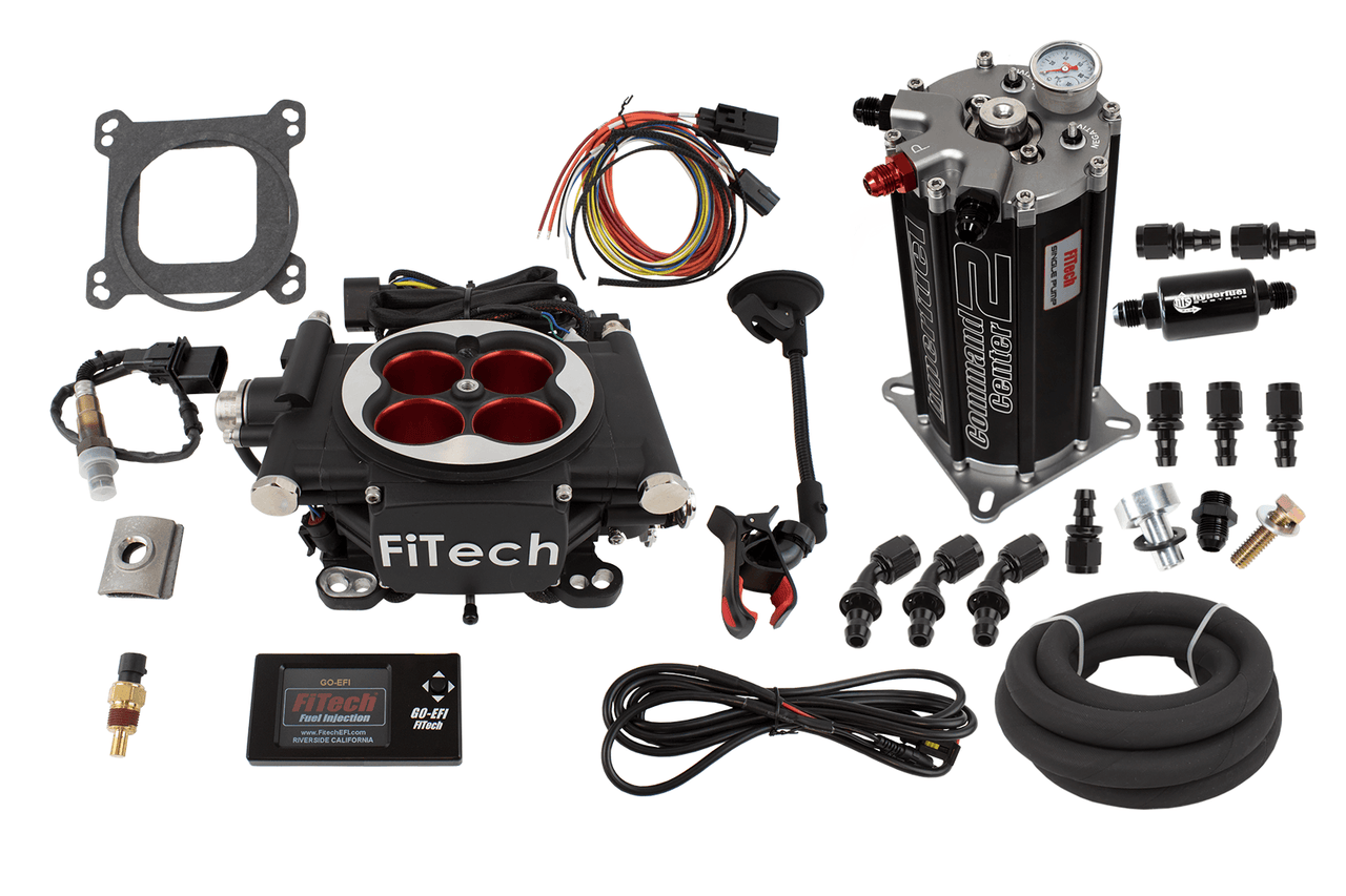 FITECH POWER ADDER W/COMMANDCENTER 2 -650HP BLACK - FI32204