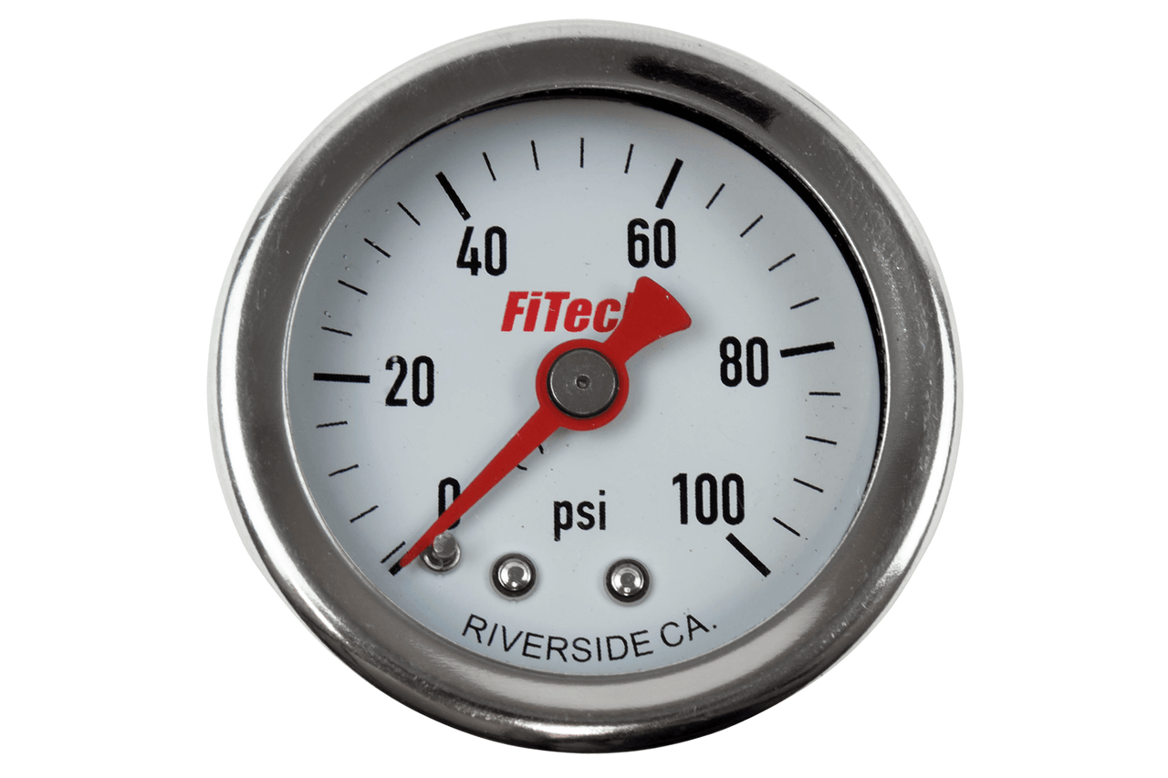 FiTech Fuel Pressure Gauge 0-100PSI - FI80117