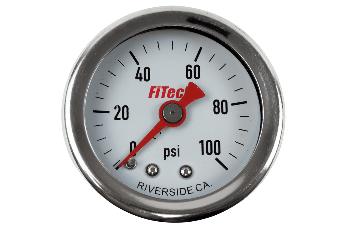 FiTech Fuel Pressure Gauge 0-100PSI - FI80117