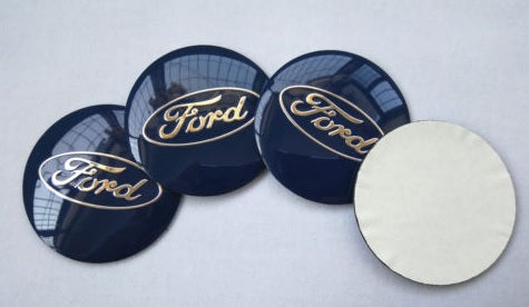 Center hub cap emblem Ford 4pc 56mm - FOEMB