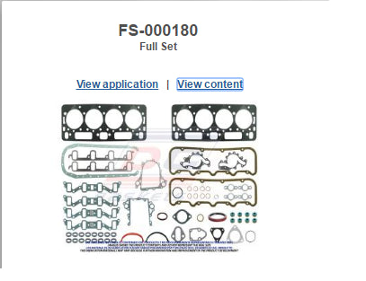 Engine gasket set 92-04 Chevy 6,2/6,5D (F,S,Y,P,Z) - FS-000180