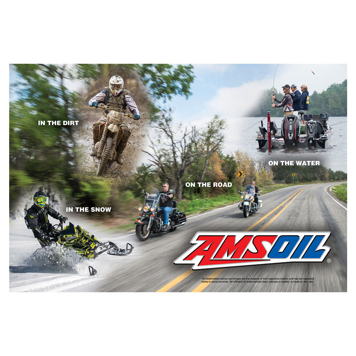 AMSOIL Bordbeskytter Powersport 12x18'' - G3685