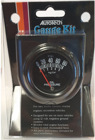 Oil pressure gauge mechanical - G6