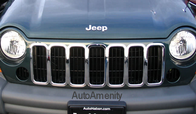 Chrome grill insert 05-07 Jeep Liberty Sport - GI-13