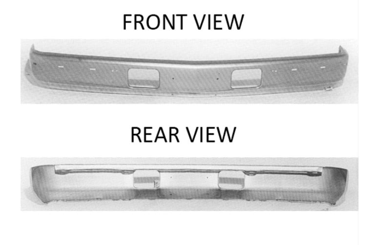 Front bumper 88-00 C/K Diesel Capa Certified - GM1002177DSC