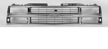 Grille Chevy CK truck 94-99  Chrome W/comp. lamps  - GM1200238
