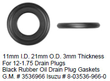 Seal oil plug # - GM3536966