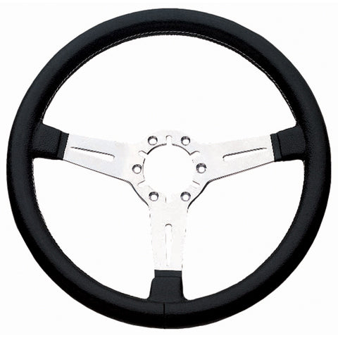 Steering wheel Corvette 14" leather black NTO - GR791