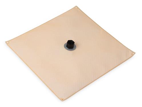 Hydramat Square 15x15" 1/2" NPTF Center Fitting - HOL16-107