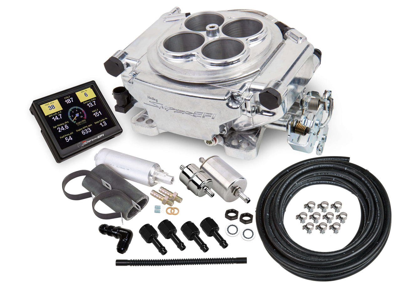 Holley Sniper EFI Kit w/pump -650HP Shiny - HOL550-510K